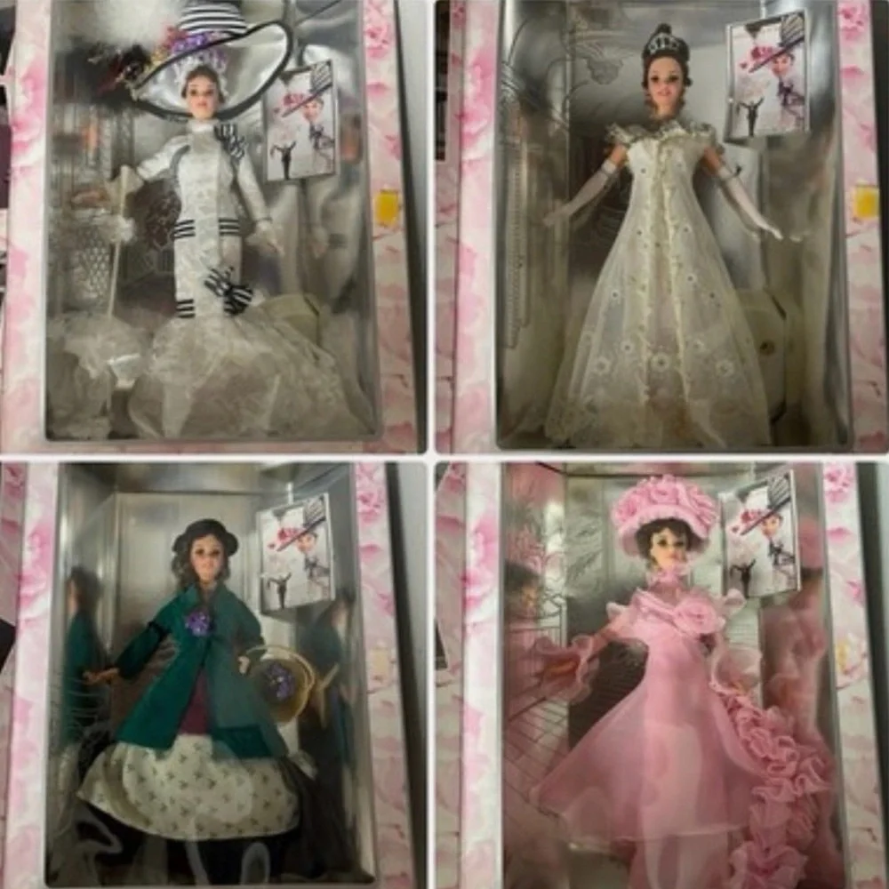 Barbie as Eliza Doolittle My Fair Lady Doll Set With bonus costume PRINTS!